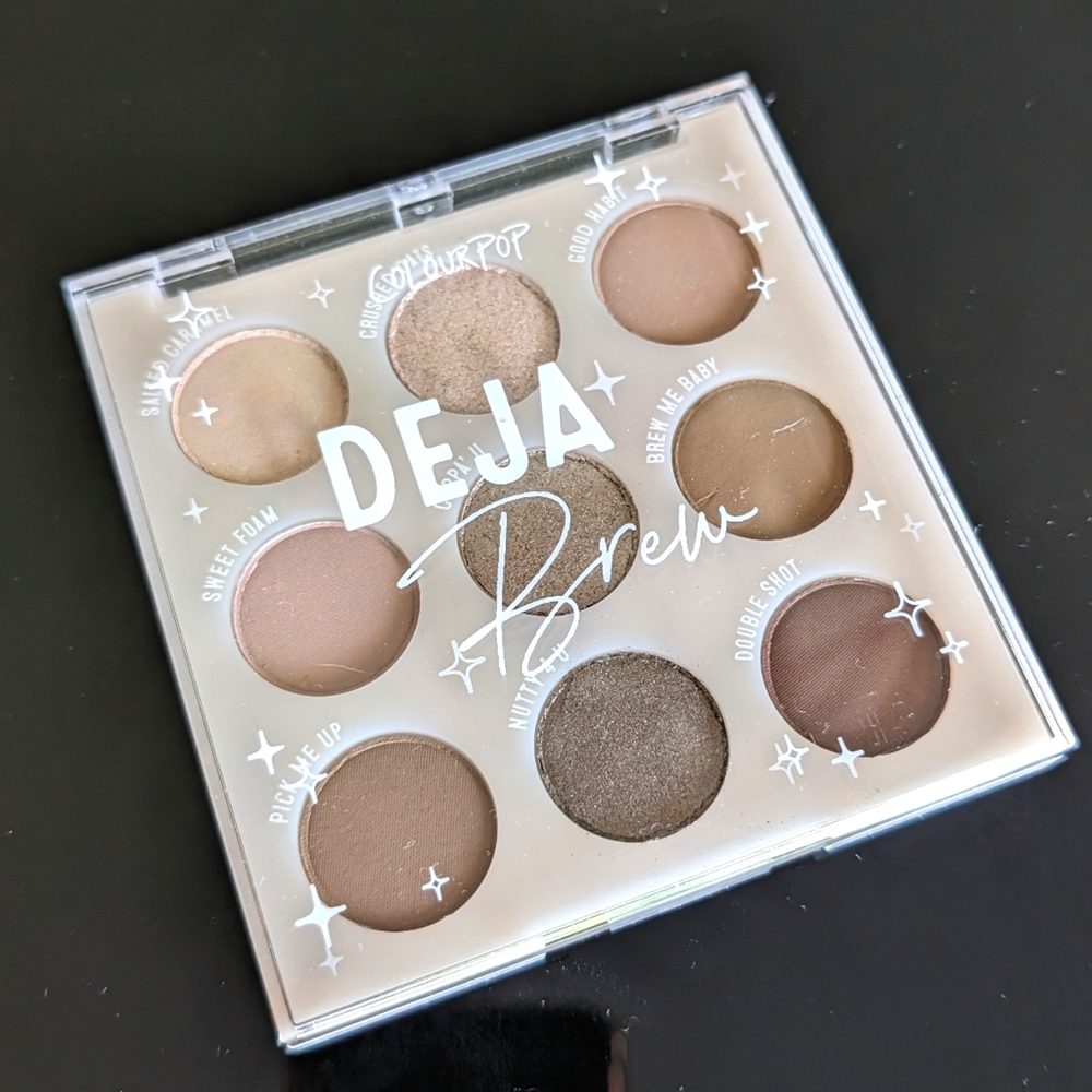 ColourPop Deja Brew eyeshadow palette